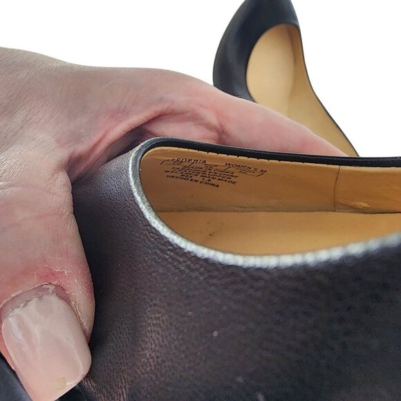 NEW Ivanka Trump Black Leather Sophia High Heel Pumps Size 10 - Picture 12 of 12